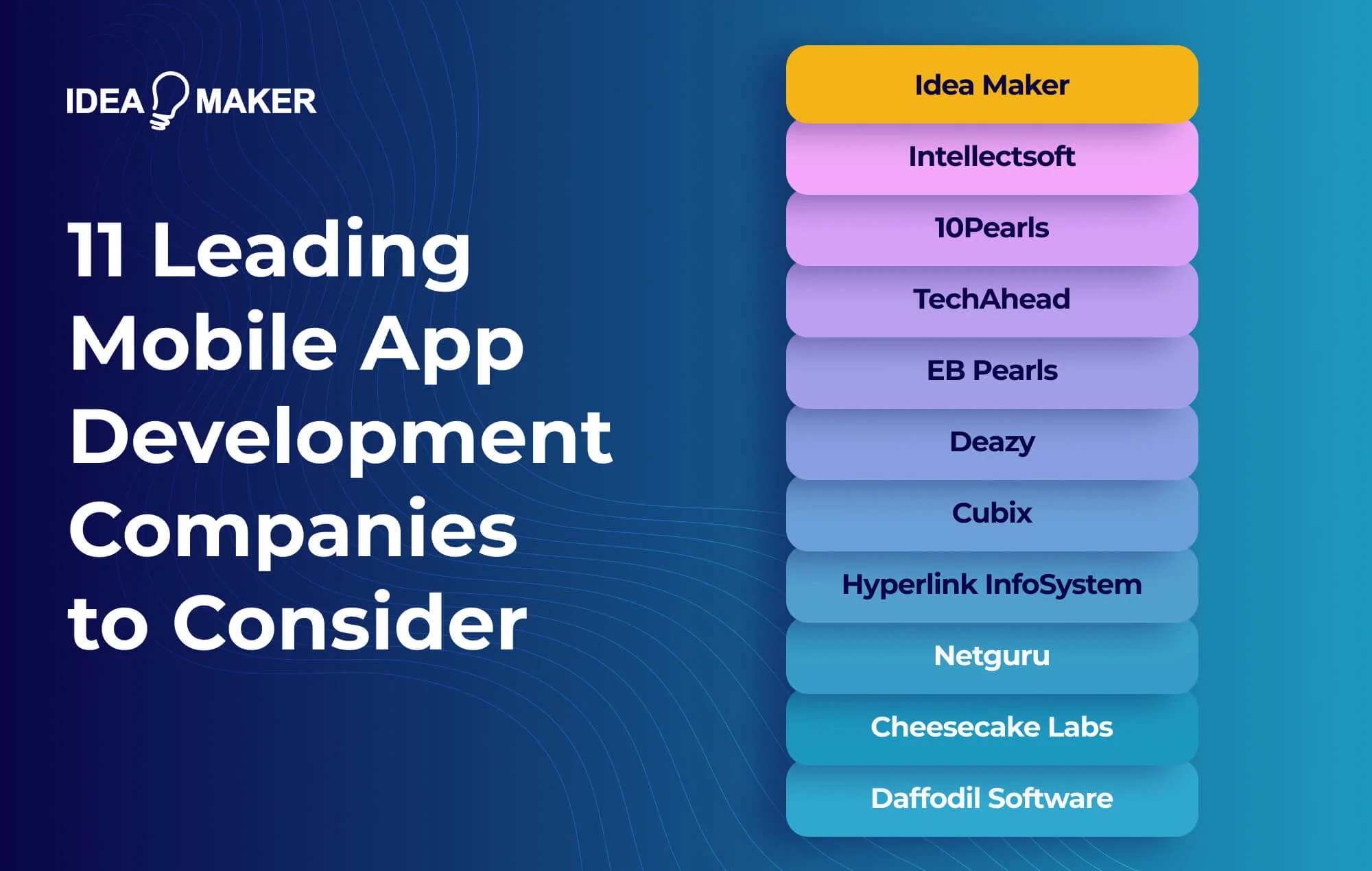11 Leading Mobile App Development Companies to Consider