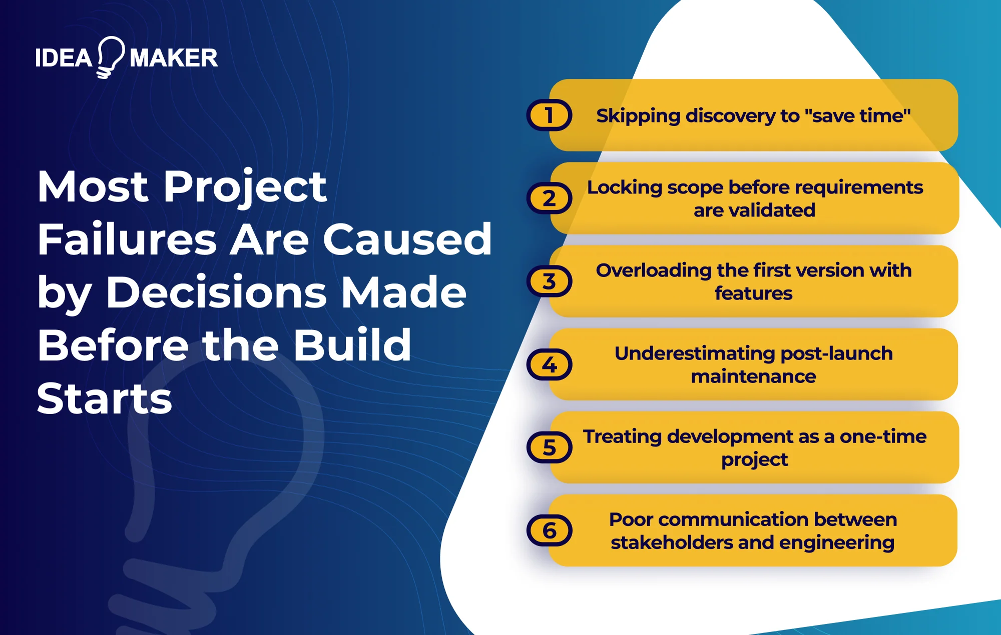 Idea Maker - common pitfalls in the mobile app development process